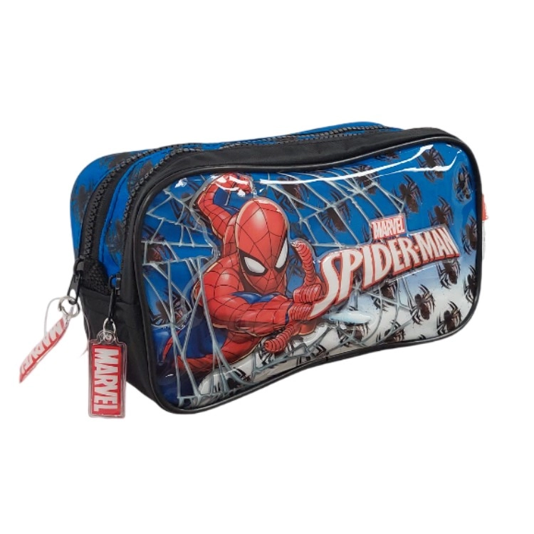 Cartuchera Wabro 2026 Spiderman Arañas Doble Art.38265